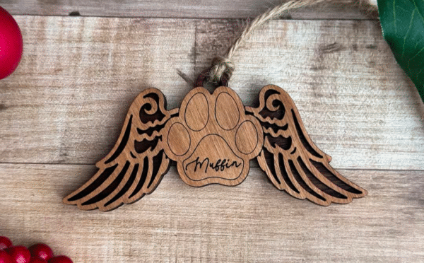Dog Memorial and Remembrance Ornament